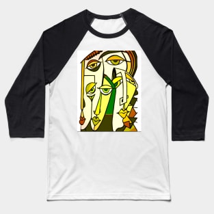 portrait cubism Baseball T-Shirt